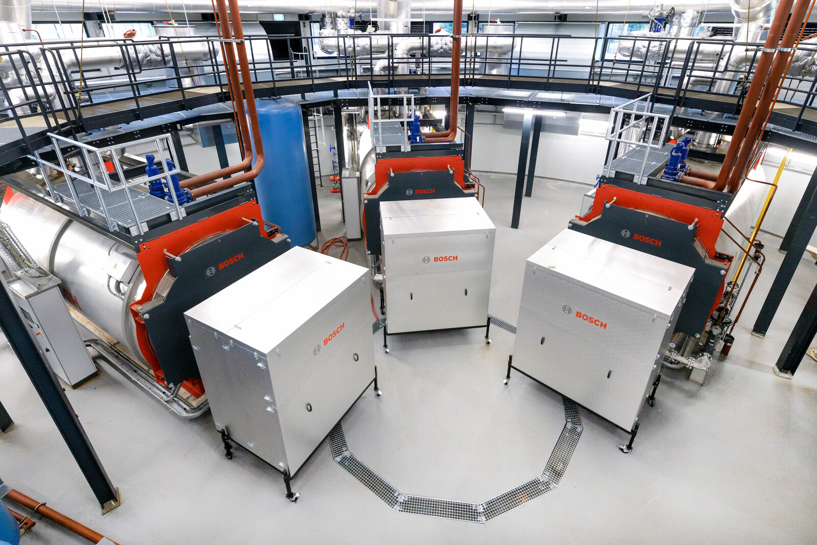 Design of steam boiler systems with the Bosch planning tool