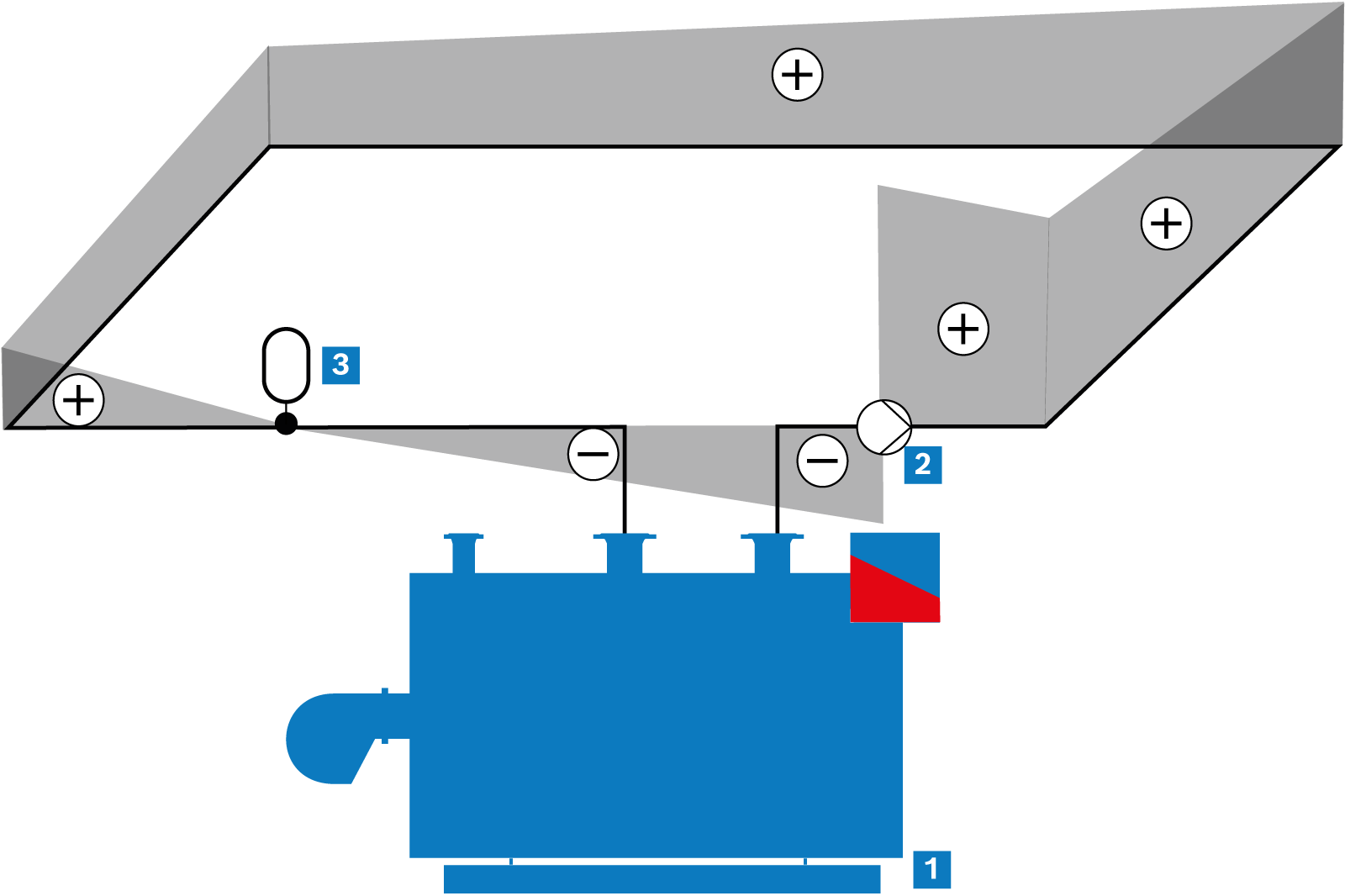 Vordruckhaltung